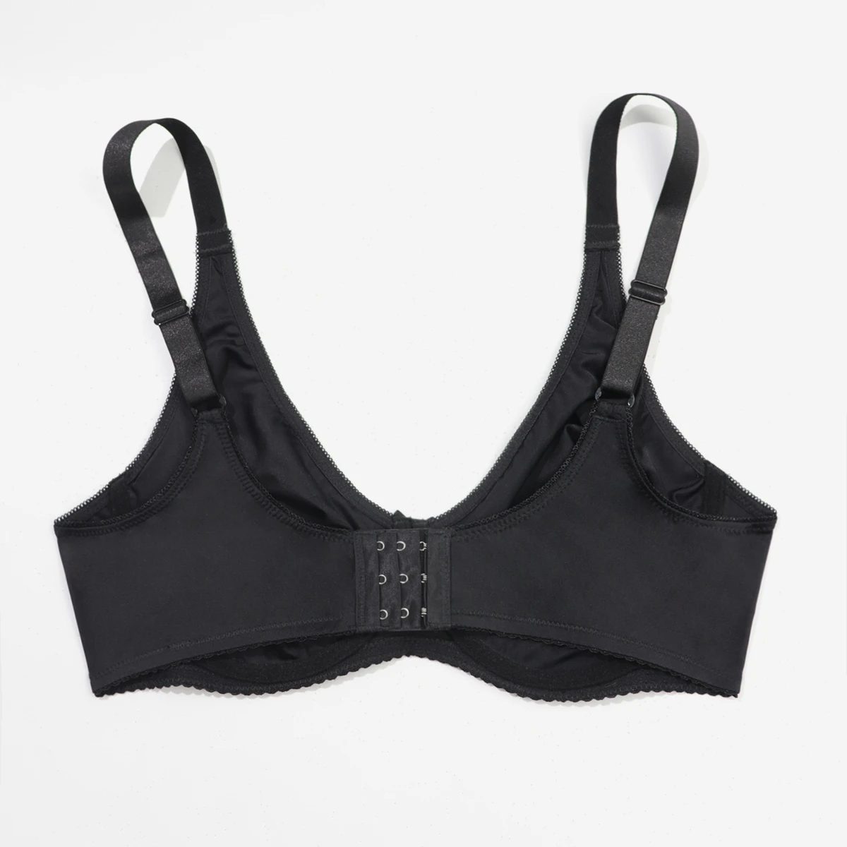 Womens Bra Beauwear Underwire Bra for Big Breast Female Solid Color Plus Size Bras for Women Thin Unlined Underwear 38C-44C 38D-48D-3069