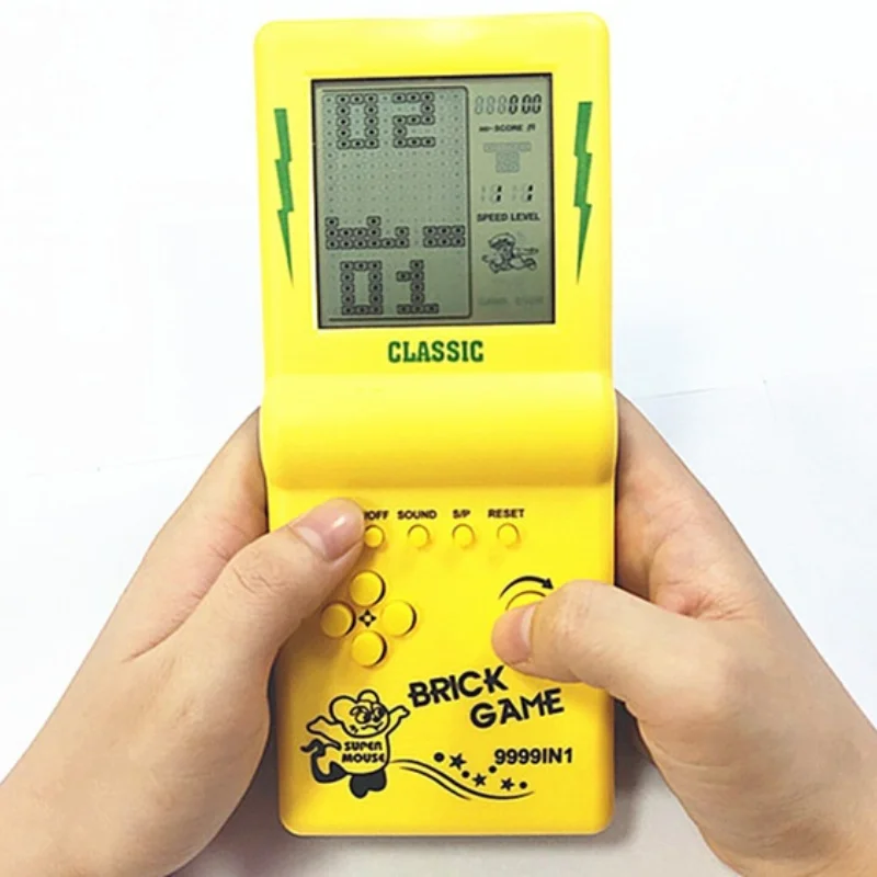 Portable Game Console Tetris Handheld Game Players LCD Screen Electronic Game Toys Pocket Game Console Classic Childhood Gift 