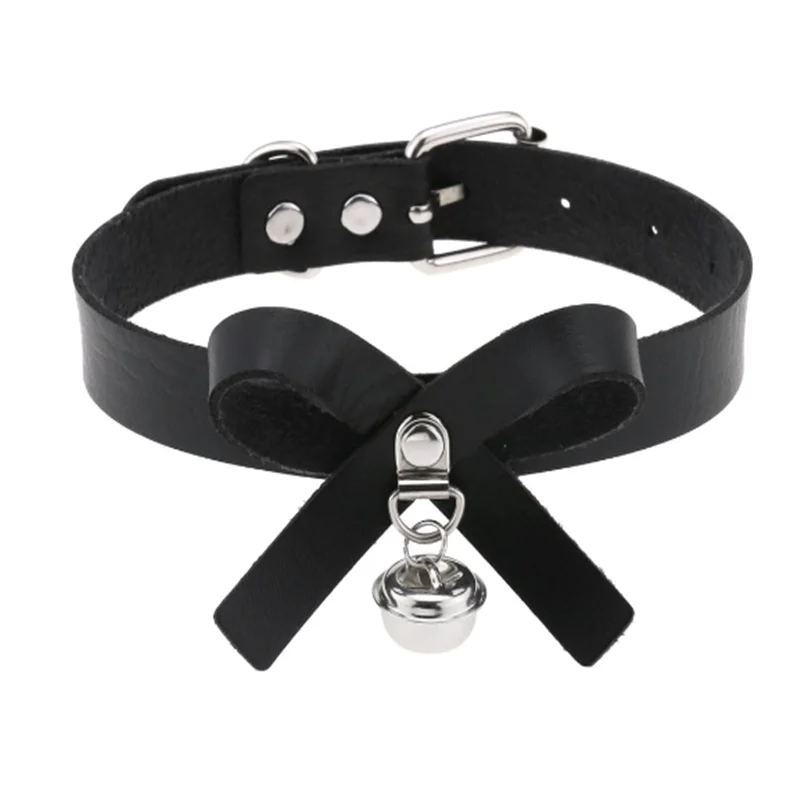 1Pc Harajuku Cosplay Rivet Star Punk Rock Gothic Women Collar Sexy PU Leather Heart Cross Spike Hip Hop Bondage Choker Jewelry