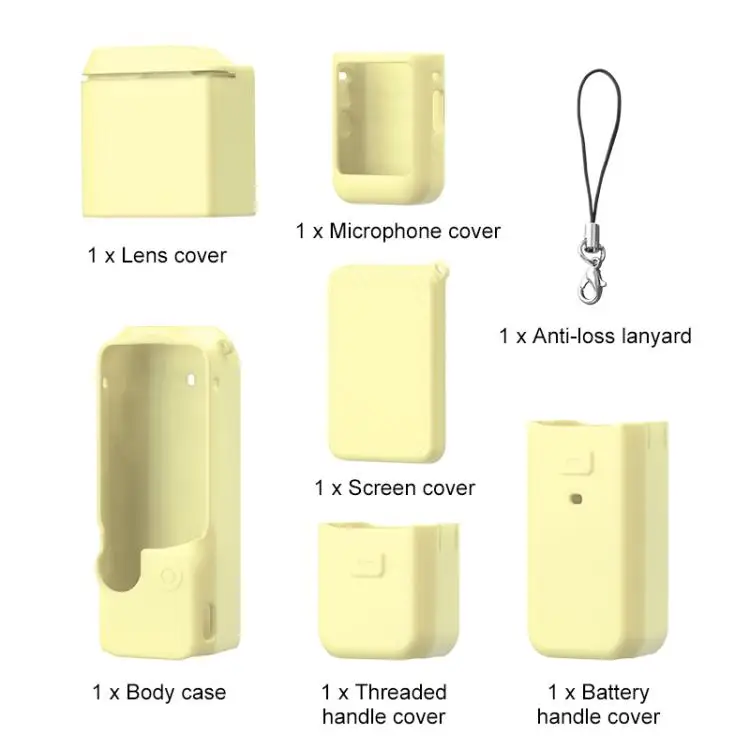 Silicone Protective Case with Lens Head Protector