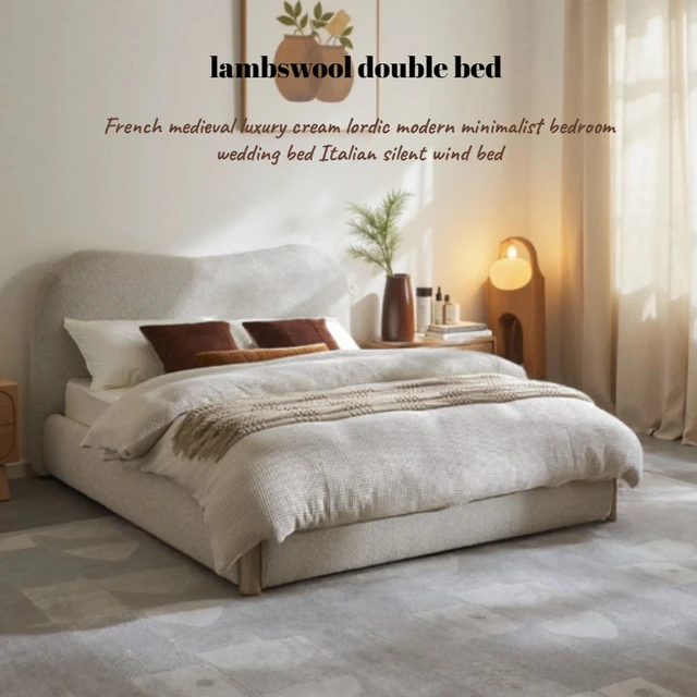 Lits de luxe pour chambre à coucher Home Princess, cadre de lit king-size, plateforme Cloud, lits superposés pour enfants, lits doubles 180x200 pour adultes, mobilier d'hôtel 1