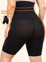 Plus-size women's leggings with seamless comfort and shaping features to slim the legs and lift the butt. - Image 2