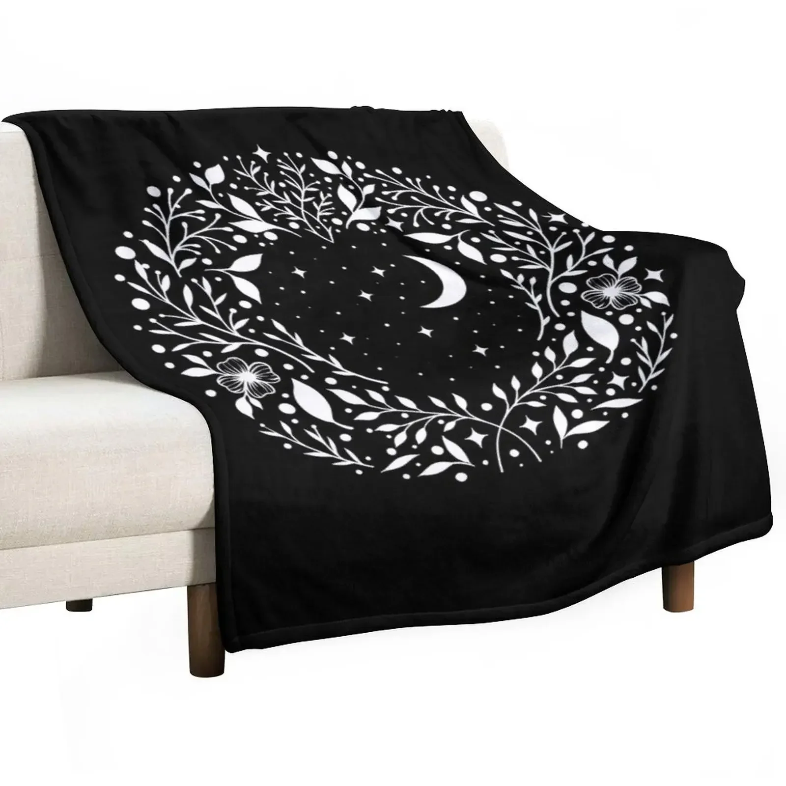 

Night Garden Circle Throw Blanket Comforter Single Blankets