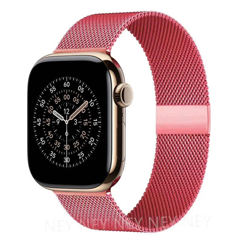 Elegant Milanese Loop Watch Strap - Stainless Steel Mesh Bracelet