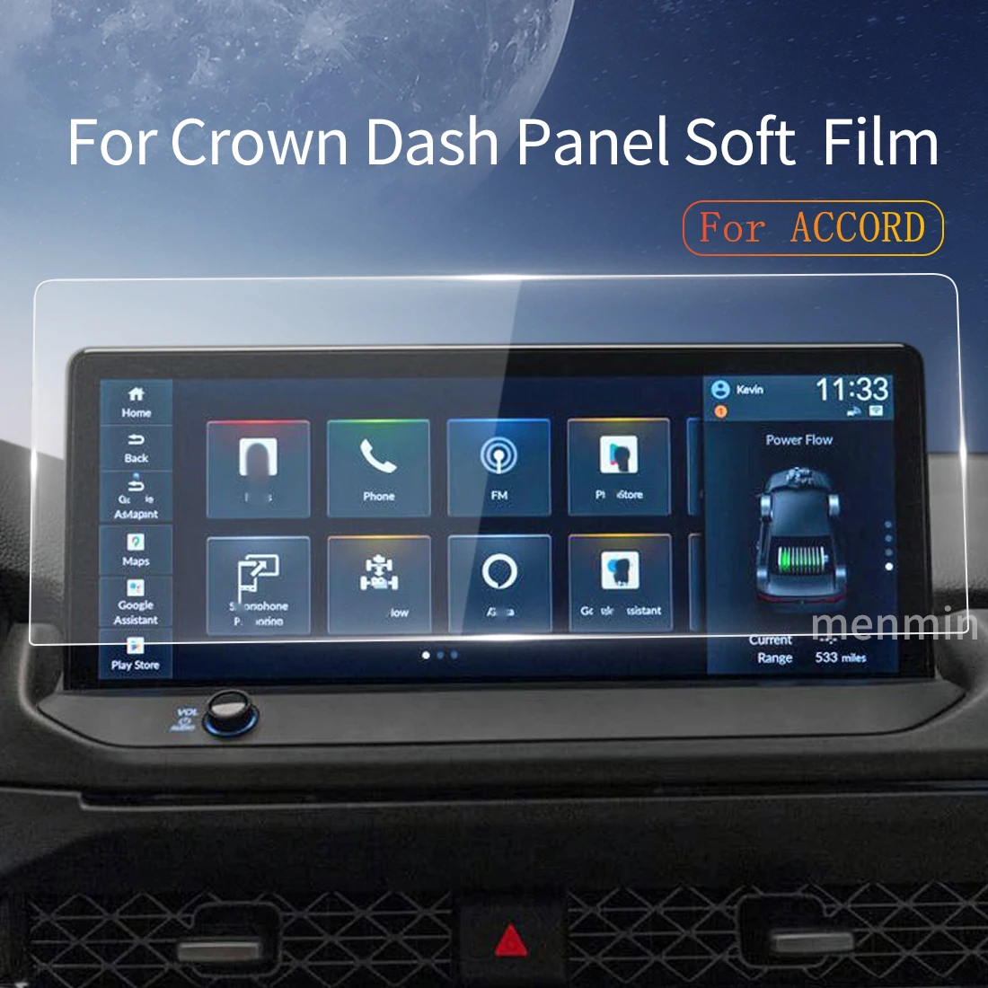 

Car Stickers Carplay Screen Protector For HONDA Accorrd 2023 Tempered Glass Protective Film Navigation Automotive Accrssories