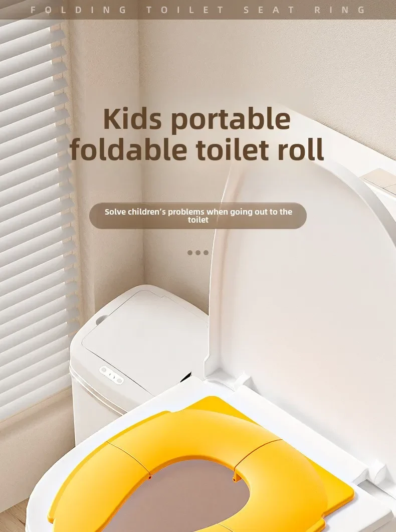 Description Picture 2 of itemBaby Travel Toilet Training Seat Folding Potty Seat Toddler Portable Kids Travel Potty Seat Pad Urine Assistant Cushion