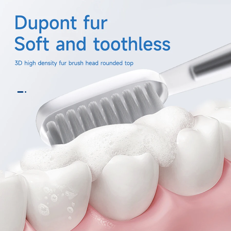 Intelligent electric toothbrush with DuPont soft hair and multiple adjustable settings for couples 2