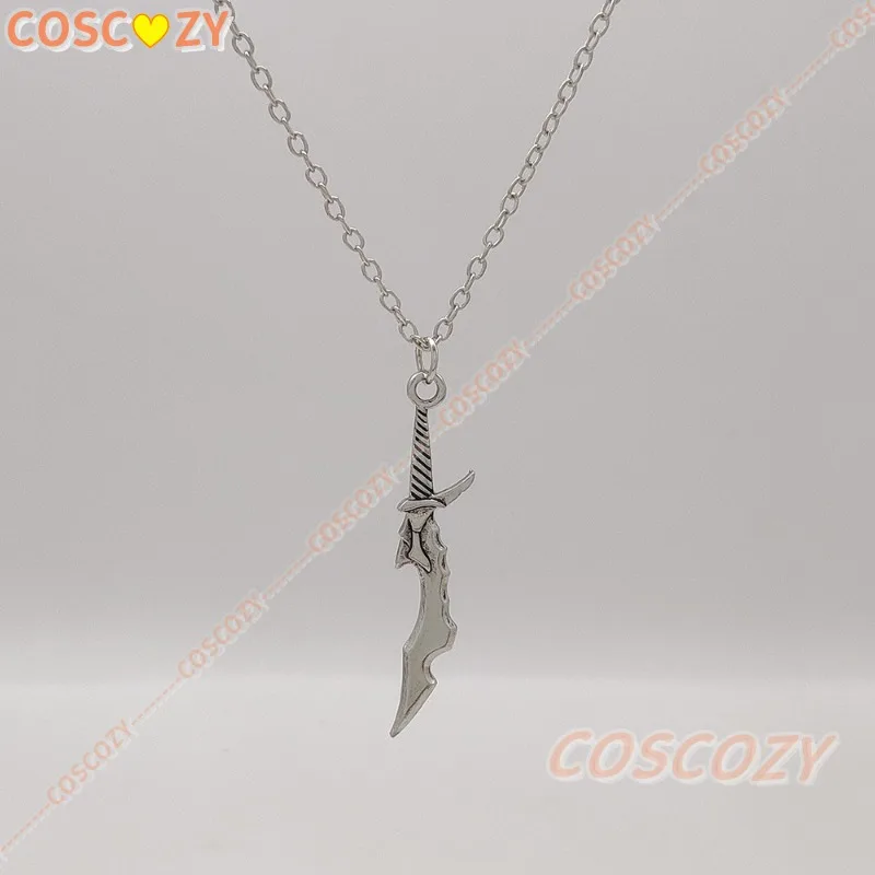 Sung Jinwoo Cosplay Wig from Anime Solo Leveling Sung Jin Woo Short Black Hair Hunter Necklace Halloween Party Convention Wigs