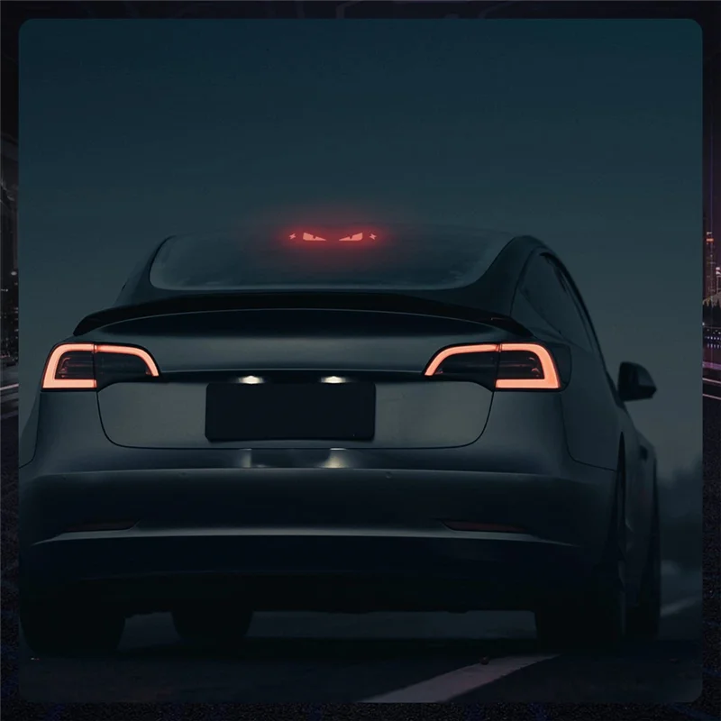 Brake Light Sticker for Model Y Devil Eye Car Taillight Sticker Automotive Exterior Accessories