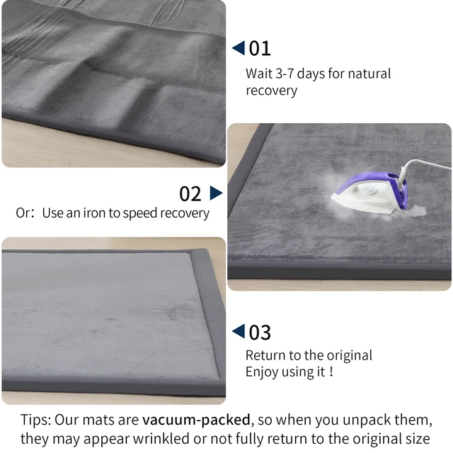 Carpet For Floor 2cm Thick Memory Foam Playpen Mat With Non-slip Bottom For Living Room Soft Velvet Minimalist Carpet Kids Rugs