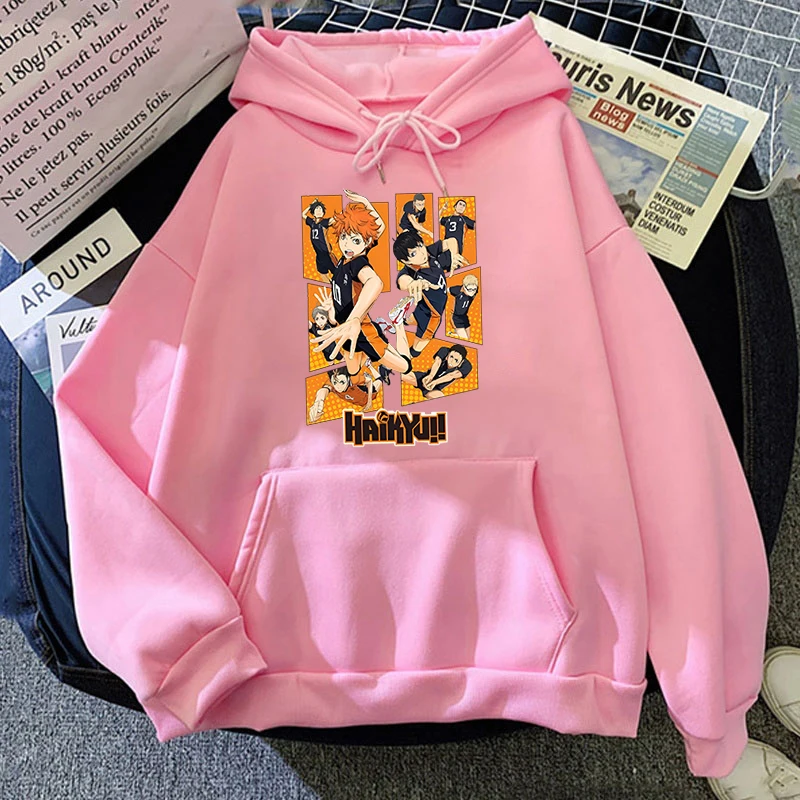 thumbnail image 1 of Sudadera con capucha para hombre y mujer, jersey con estampado de Anime, de manga larga, informal, a la moda, novedad, 1 of 3