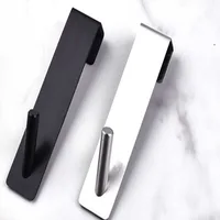 Stainless Steel Over Glass Door Shower Towel Rack S-Shape Bathroom Bathrobe Hanger Holder Shower Door Back Hooks 2