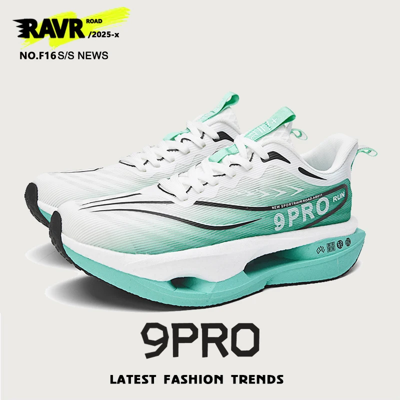 Dämpfung Laufschuhe 9 PRO für Männer Carbon Board Turnschuhe Outdoor Training Sport Leichte Atmungsaktive Schuhe frauen 2025