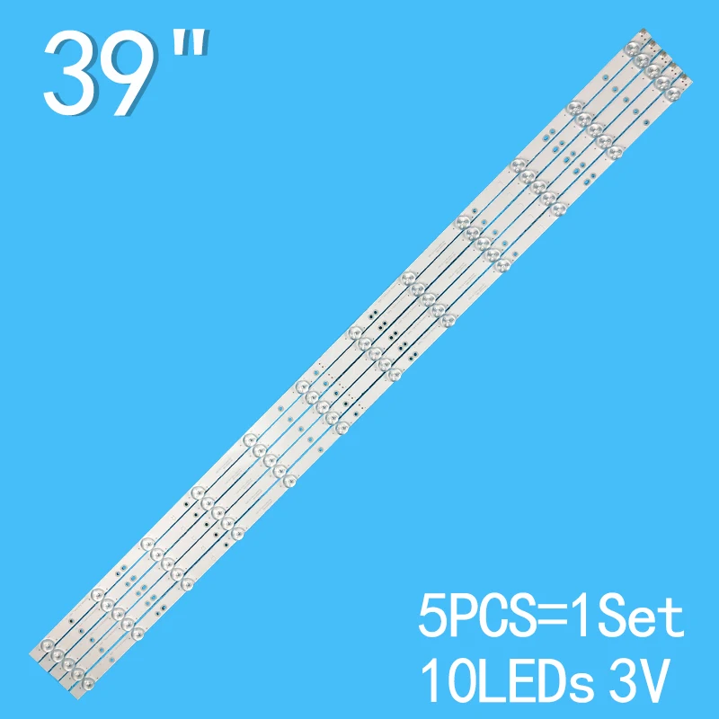 

For TCL Backlight Strip 4pcs/set 416mm 5 lamps Melody 39 Inch TOT-39B2600-8X5-5EA-R Repair LE39M16 L39B2610 H-LED39V23 39b2600