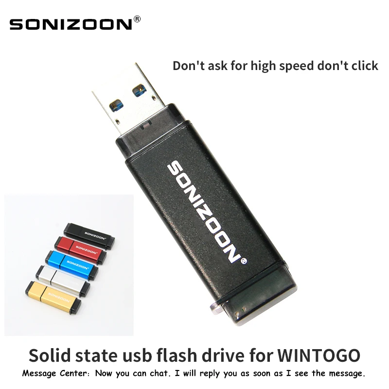 Vara de Estado Sólido 512gb 256gb 128gb 64gb 32 gb Sonizoon Wintog0 Simpsons Movimentação da Pena do Usb Windows10 Sistema Móvel do Escritório