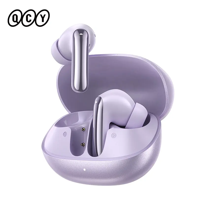 QCY Melobuds N20 HT20 Adaptive Hybrid Noise Cancelling -50dB Wireless  Bluetooth 6.0 Earbud 13mm Drivers 6 Mics HD Call Earphone - Image 9
