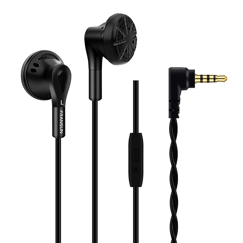 ตัวเลือกสินค้า หูฟัง HiFi หัวแบน 16 มม. แบบเสียบหู 3.5 มม. และ Type-C