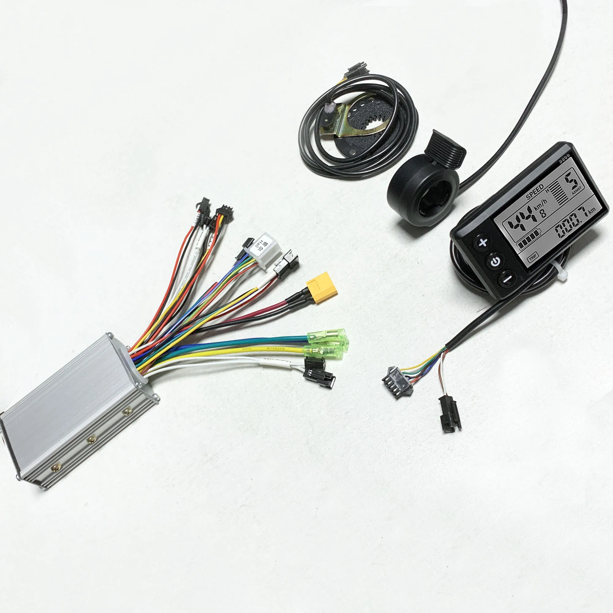 24V 36V 48V 500W 25A Sine Wave Brushless Motor Controller with S866 LCD Display
