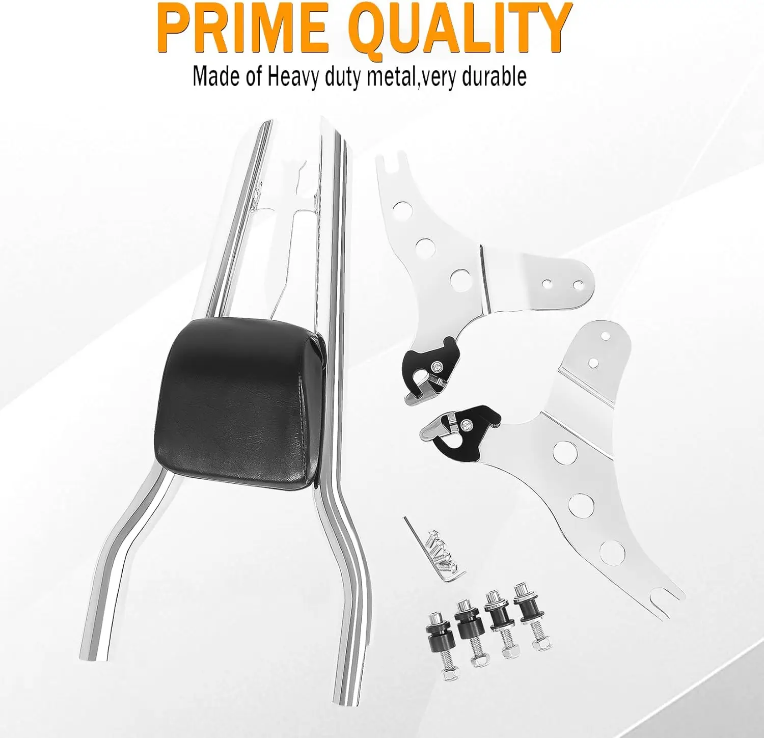 Sissy Bar Backrest For Harley Fatboy 2018-2025, Detachable - View #12