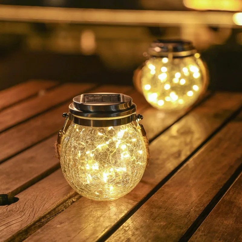 Lanterne Solari Da Giardino Appese - Impermeabili, Decorazione Esterna Con Luce Calda - Foto 5
