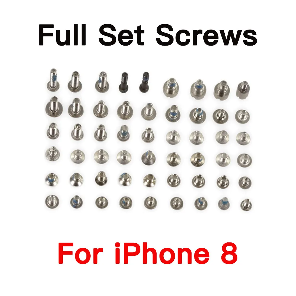Full Screw Set For iPhone  7 7P 8 Plus X XR XS 11 12 Mini Pro Max Repair Bolts Complete Kit Replacement Accessories