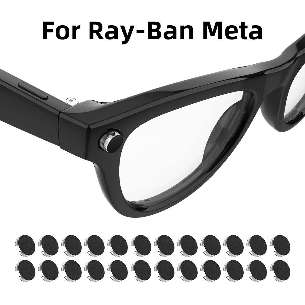 最安 LED隠匿カバー装着済RayBan gen1 レイバンメタ HiBloks LED Light Cover 24Pcs For Ray-Ban Meta Smart Glasses
