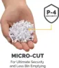 LX220 20-Sheet Micro-Cut Shredder, Black (5015401) 5