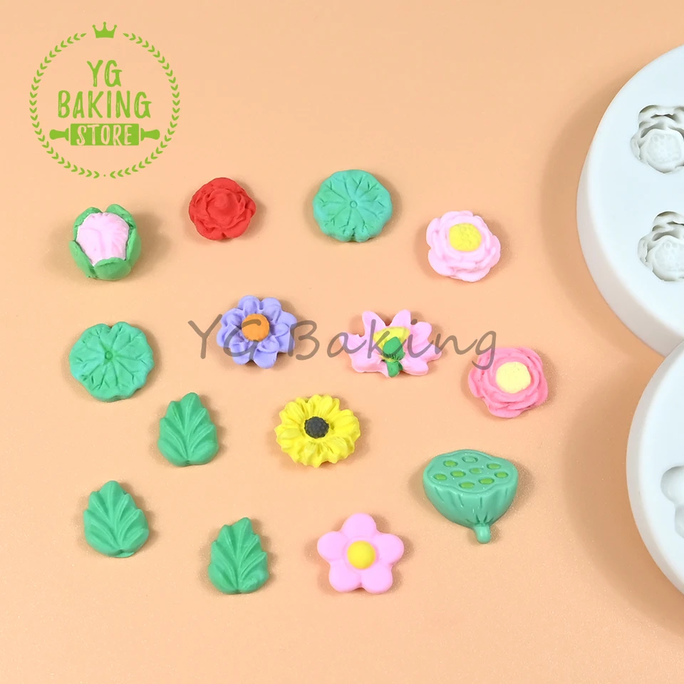 Blumen-Silikonform Für Schokolade, Fondant & Deko – Hitzebeständige Hibiskus-Blütenform Zum Backen, Basteln Und Für DIY-Projekte
