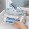 Transparent Waterproof Travel Cosmetic Bag Toiletry Makeup Zippered Storage Pouch Easy To Carry Косметичка 3