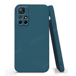 Sleek Protective TPU Soft Case Cover with Back Bumper for Redmi Note 11S (4G) (Blue)