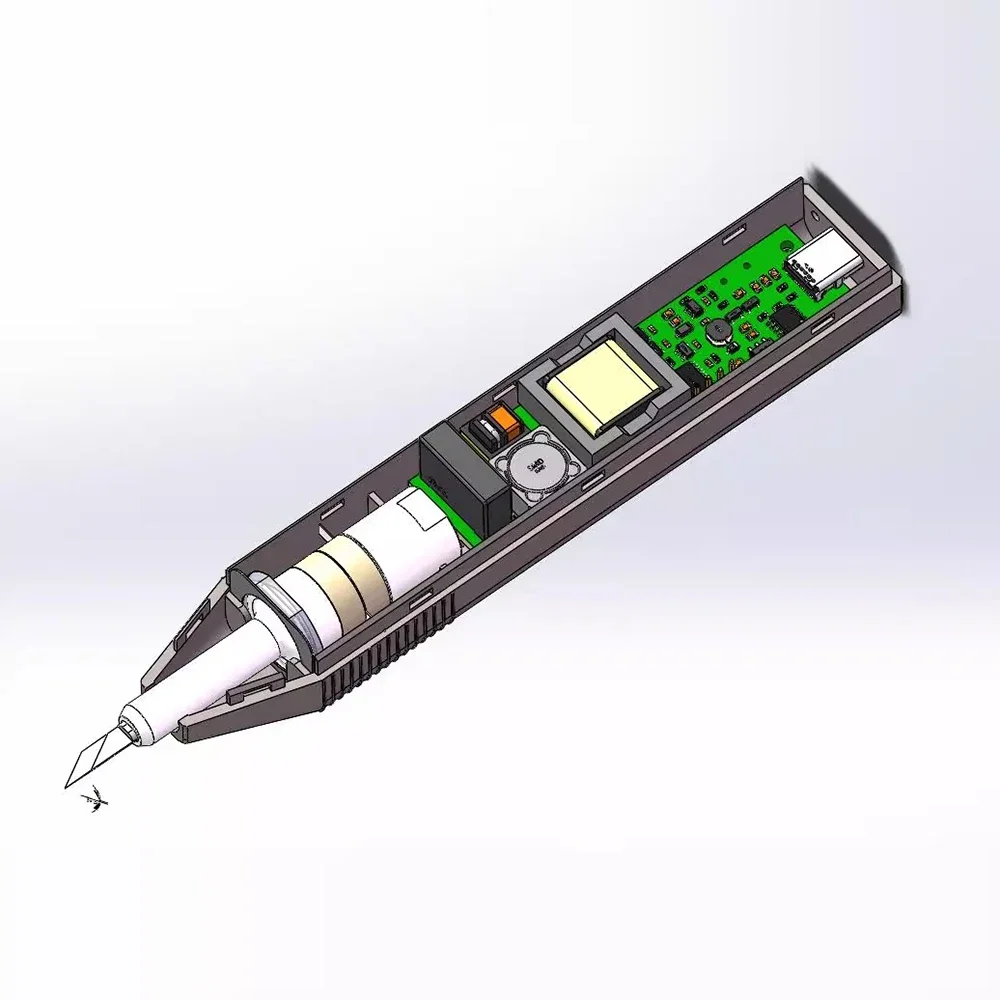 DIY 초음파 절단 칼 - 3D 프린트 목재, 플라스틱 및 PCB용 5개의 블레이드가 있는 프리미엄 휴대용 커터