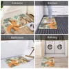 Squirrel Lover Bath Non-Slip Carpet Angel Living Room Mat Welcome Doormat Floor Decor Rug 5