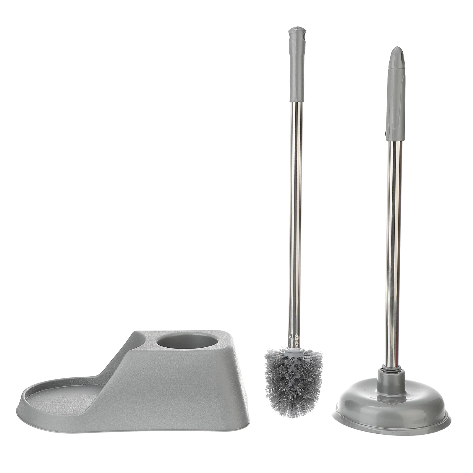 

Toilet Brush Bathroom Cleaning Heavy Accessories Plastic for Plunger with Holder
