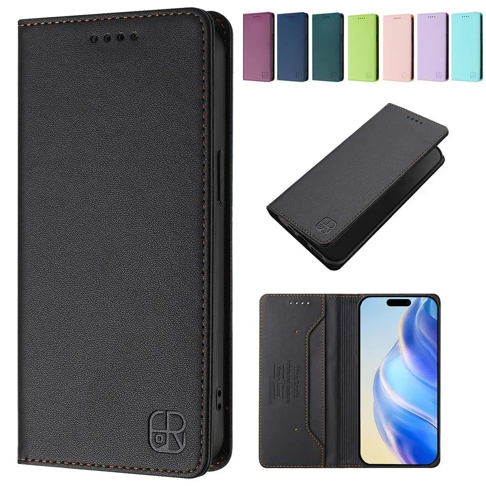 Magnetic Leather Wallet Flip Phone Cover