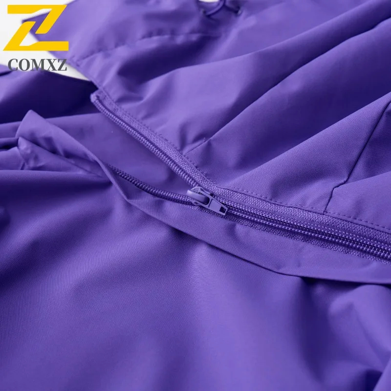 COMXZ Mens Rainproof Coat Warm New 3 in 1 Outdoor Fly Fishing Travel Coat Climbing Windproof Waterproof Wear Resistant Outerwear