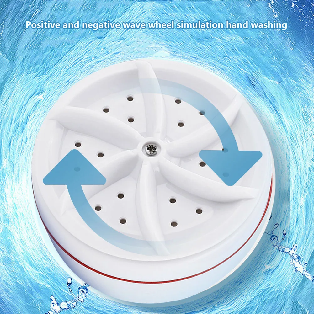 Mini Washing Machine USB Rotating Turbine Portable Washing Machine Multifunction Cleaning For Socks Underwear Wash Dishes