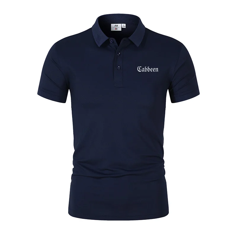 

Cabbeen Brand 2024 Men's Breathable T-shirt Business Casual POLO Shirt Summer New Fashion Short Sleeve