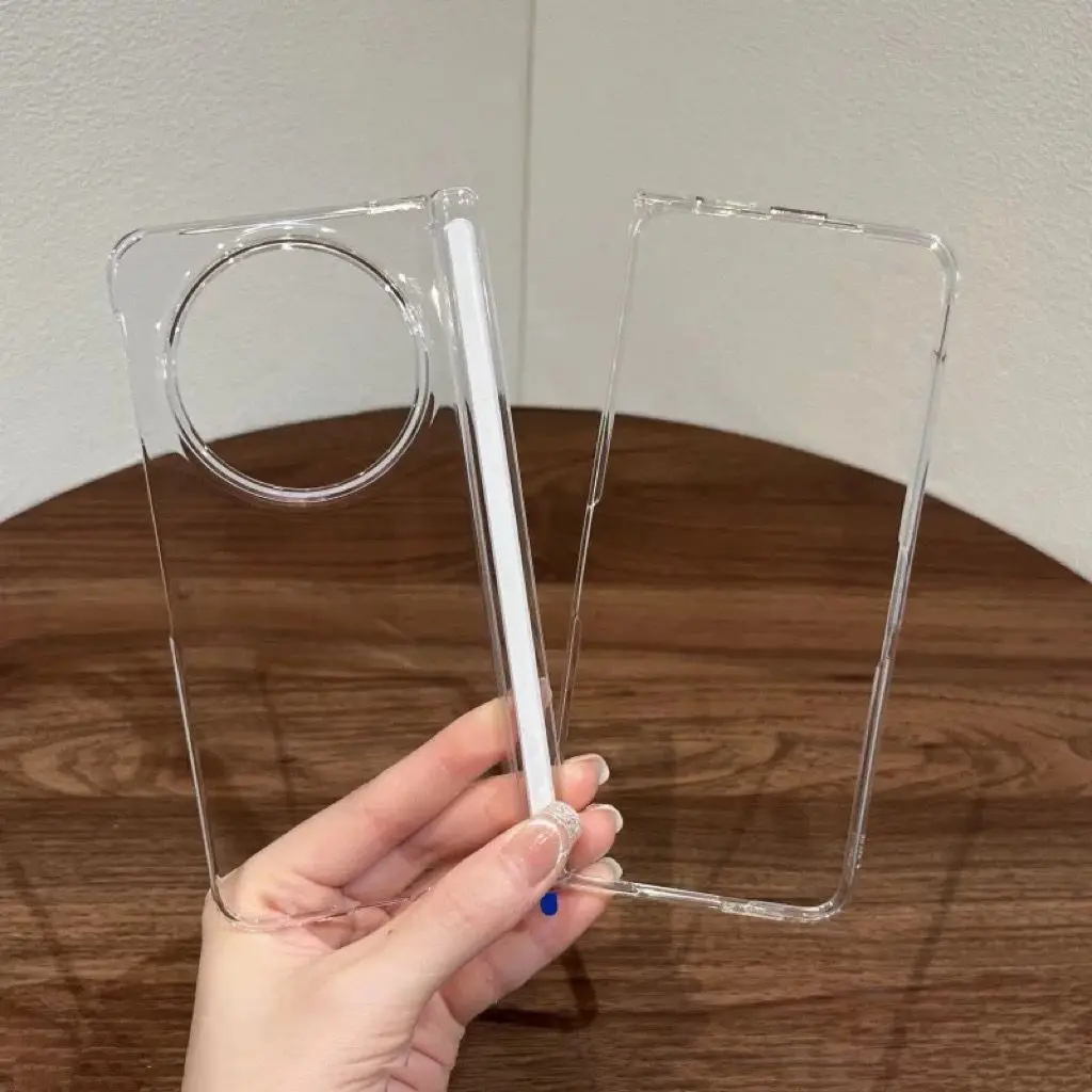 Ice Crystal Transparent Hard Cover - Non-Slip Dustproof Bumper Case, Lightweight and Durable Design