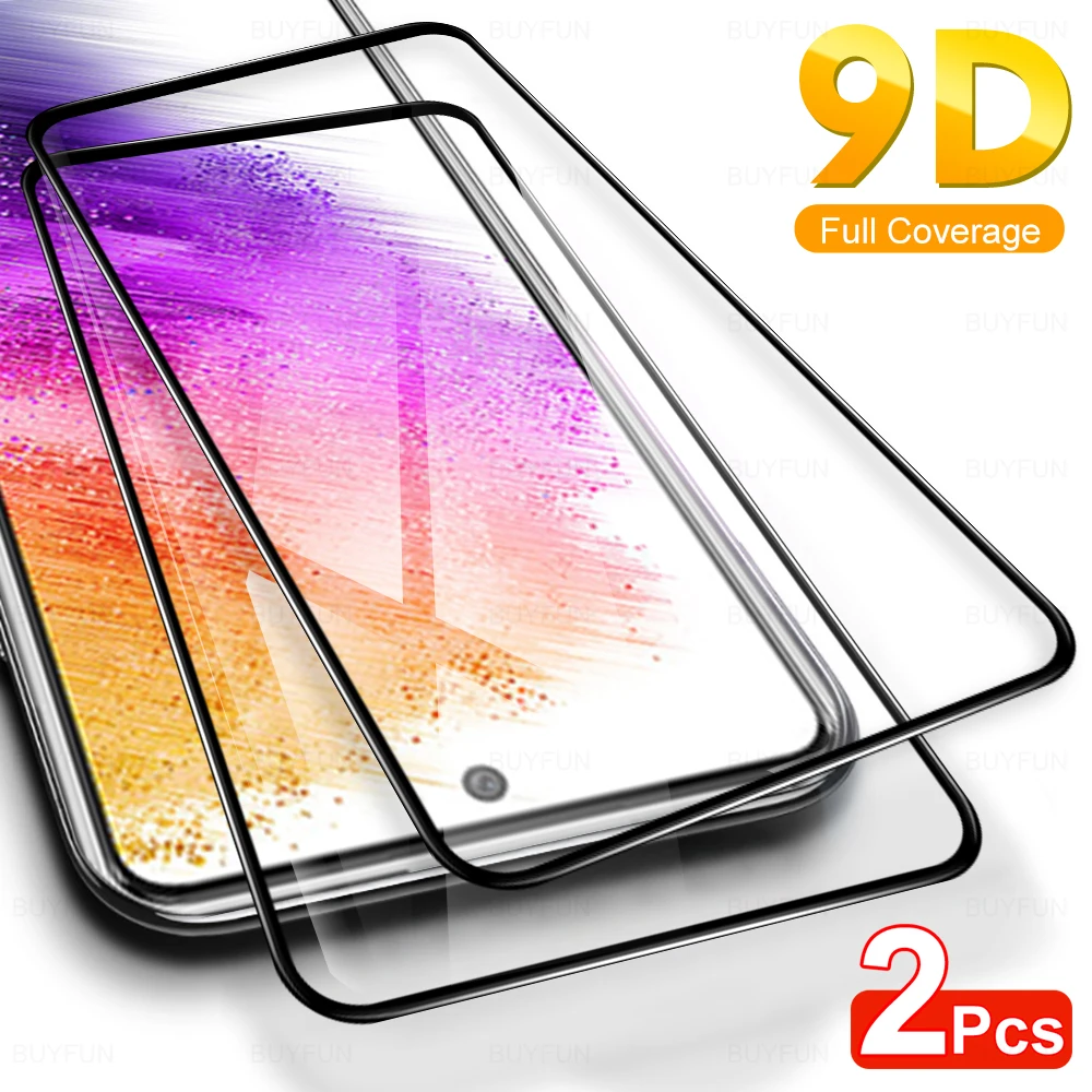 

Закаленное стекло с полным покрытием для Samsung Galaxy A73 5G 6,7, 2 шт., защитная пленка для экрана Samsung A73, A 73, 73A, защитная пленка