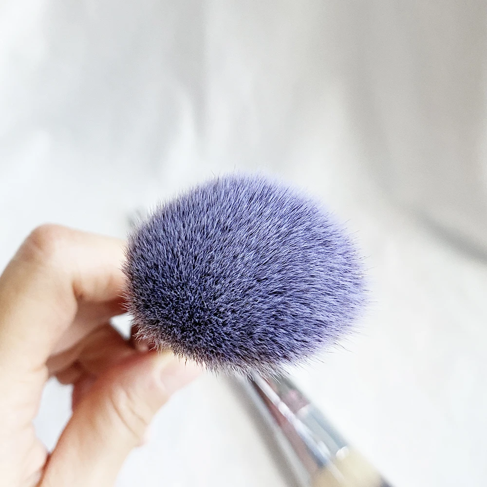 Love Beauty Fully Makeup brush 227 Flawless Blush Cosmetic Brush - Angled Fluffy powder creamy blush and highlighter brush 3