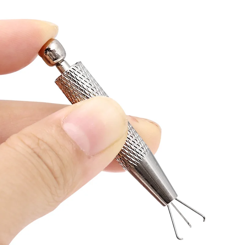 1 PC 3/4 Claws Jewelry Gem Beads Holder Pick-up Tool Diamond Gemstones Prong Holder Tweezers Catcher Grabbers tweezer tool precision tweezers