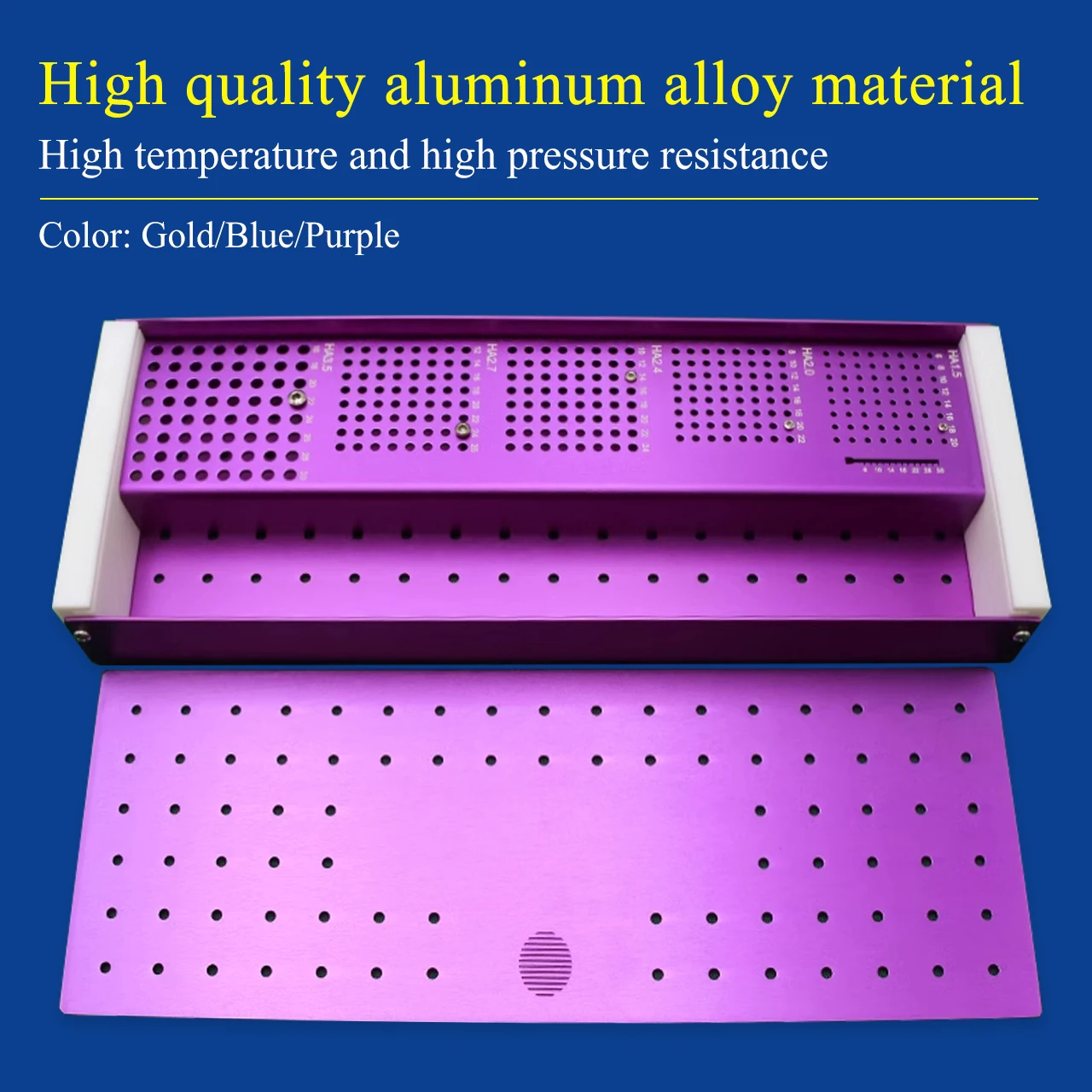 Orthopedic nail placement box, high-temperature resistant disinfection boxBonenails/Bonecrow Box