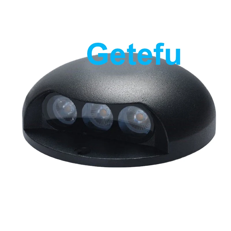 Outdoor LED step light waterproof garden decoration lamps Stair Light Wall Embedded Underground Lamp Lighting Deck Footlights 85-265V IP68 DC12V