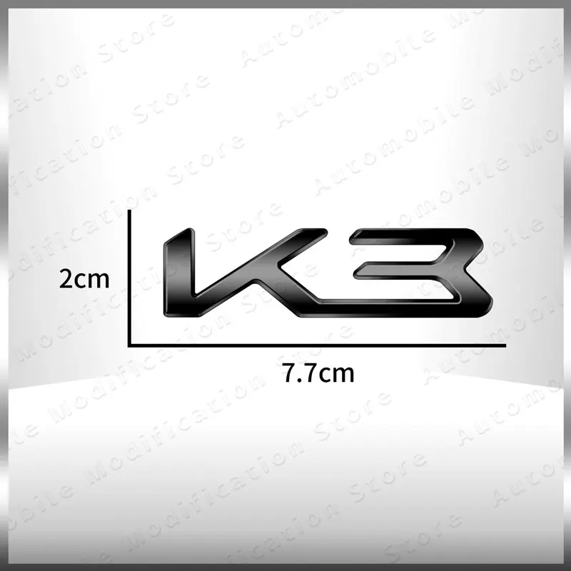 새로운 자동 외관 K3 K5 K8 엠블럼 펜더 뒷 트렁크 바디 배지 스티커 Kia Forte Ceed Cerato RIO 2 3 4 Sorento Sportage