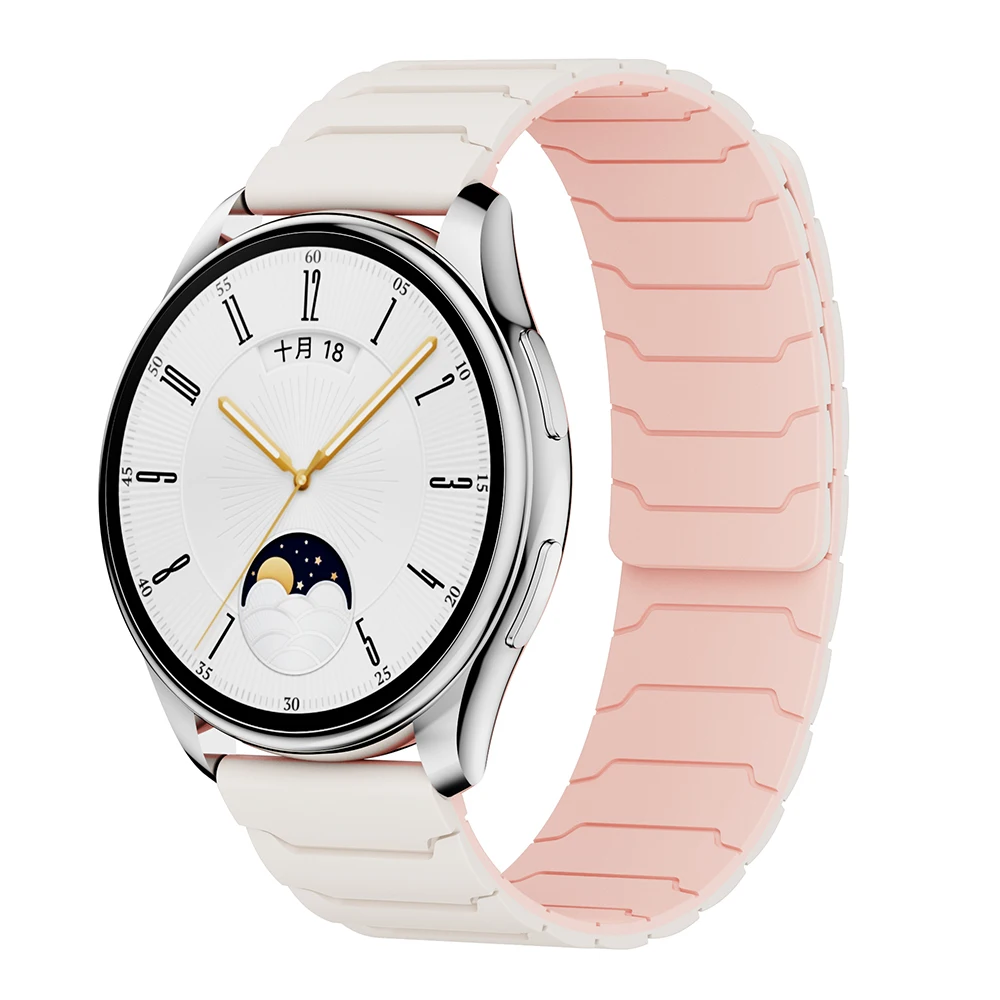 Silicone Magnetic Strap, 20mm/22mm - Versatile Watchband Replacement