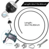 Fitness Pulley Cable 196 in, Adjustable Home Gym Cable Pulley System, Replacement Gym Cable for Pulley Machine Accessories, Thic 5