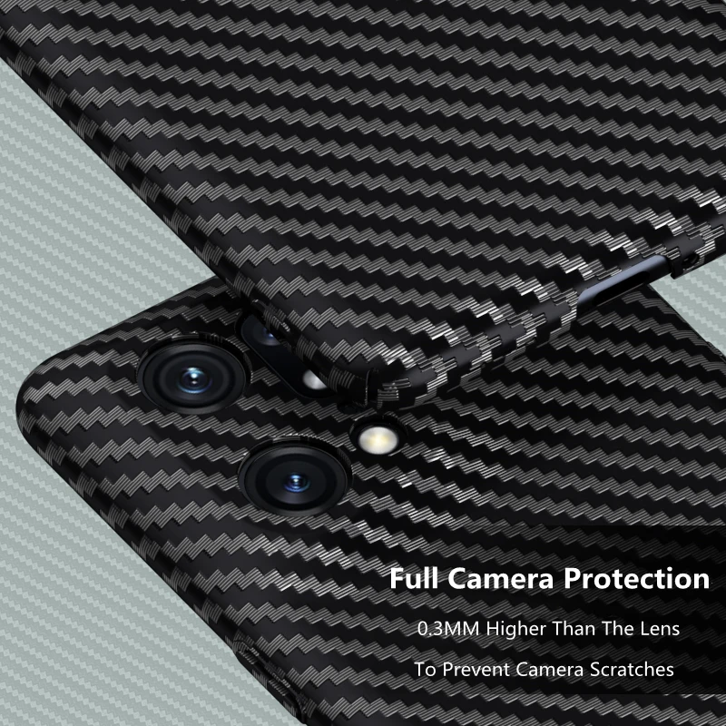 Sleek Ultra-Thin Carbon Fiber Matte Protective Case