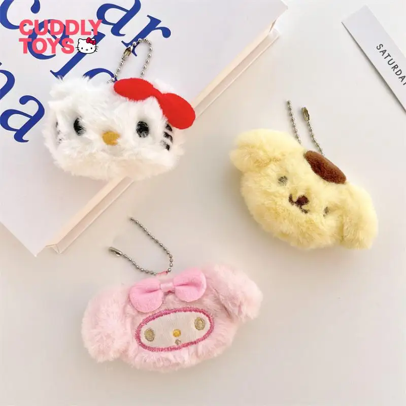 

Kawaii Sanrio Cartoon Plush Toy Kawali Kuromi Hello Kitty Cinnamoroll Melody Soft Stuffed Doll Pendant Toys Girl Kids Xmas Gift