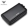WILLIAMPOLO Luxury Brand Men Clutch Bag Large Capacity Men Wallets Cell Phone Pocket High Quality Multifunction Wallet For Men 2