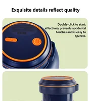 Extracteur de jus portable sans fil 1300 ml, nouveau modèle, rechargeable, pour fruits, aliments complémentaires et glace pilée, usage domestique multifonctionnel 2026 4